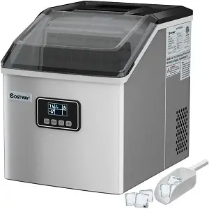 COSTWAY Countertop Clear Ice Maker