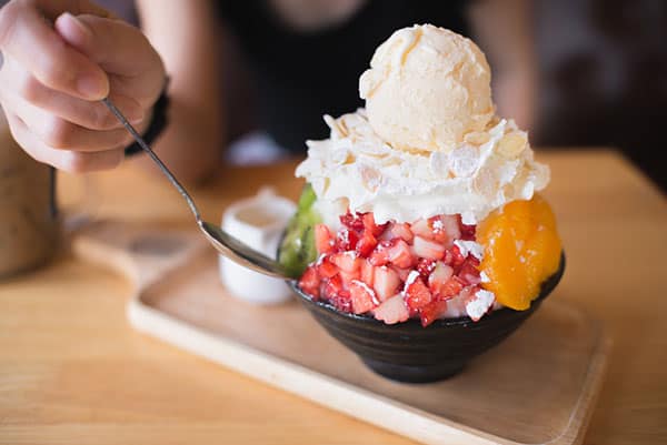 Korean Bingsu ice cream